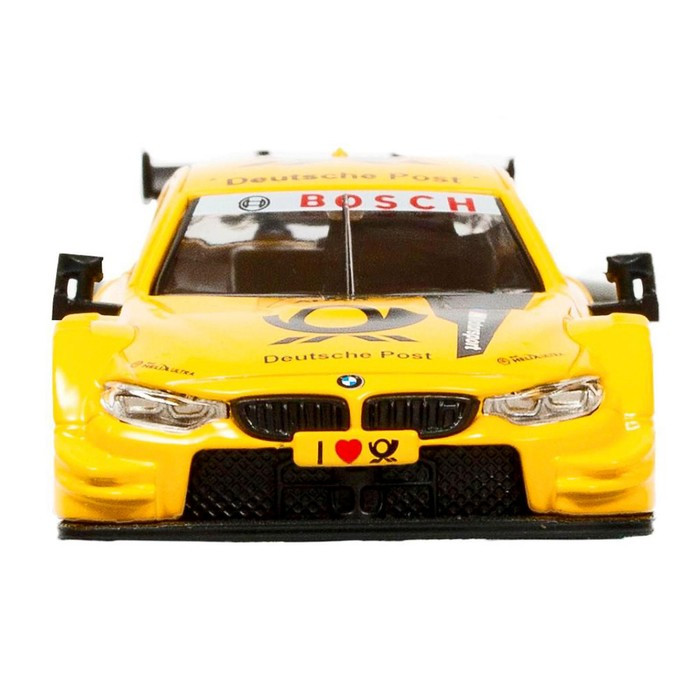 Машина металлическая BMW M4 1:44, инерция, открываются двери, цвет жёлтый - фото 6 - id-p213428834