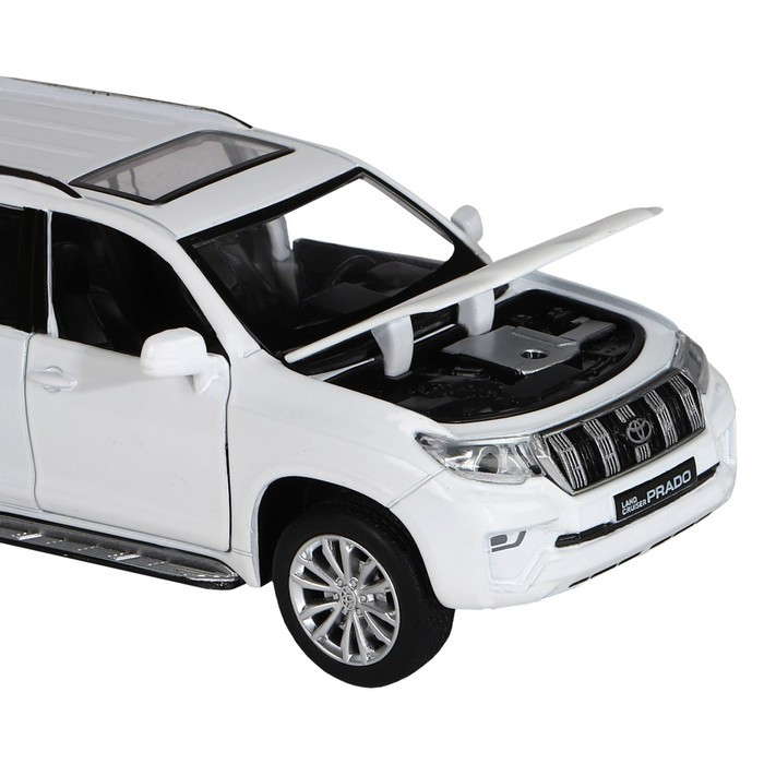 Машина металлическая Land Cruiser Prado 1:32, свет и звук, открываются двери, капот, багаж, инерция - фото 10 - id-p213428837