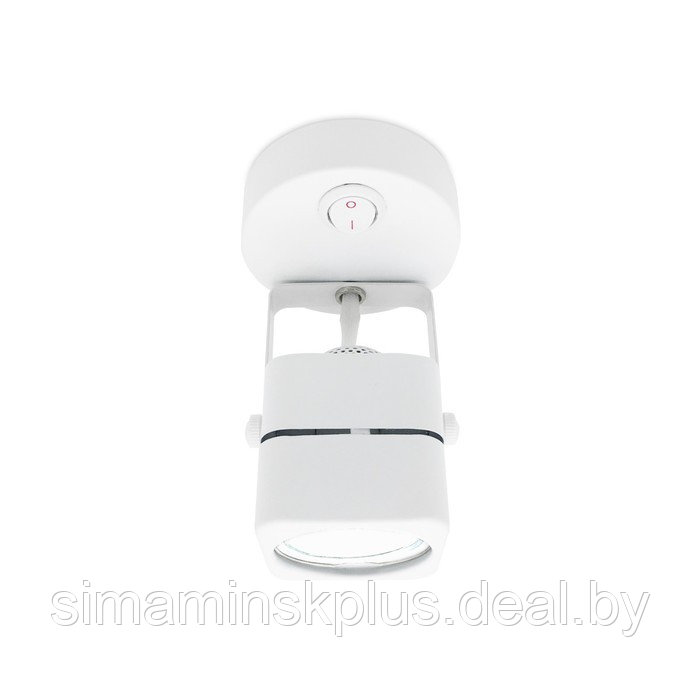 Накладной поворотный светильник с выключателем TA108, GU10, цвет белый - фото 3 - id-p213429606