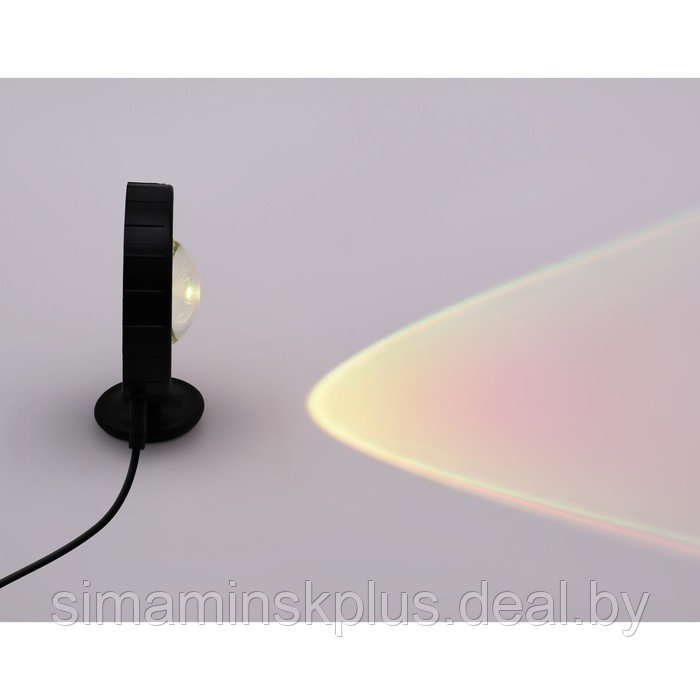 Атмосферная светодиодная настольная лампа с пультом DE8383, 3Вт, 80х80х100 мм, ПДУ RGB, цвет чёрный - фото 2 - id-p213429390