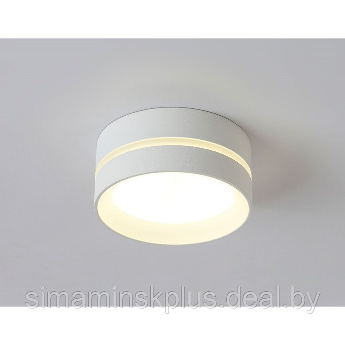 Накладной точечный светильник с акрилом TN5391, GX53, 85х85х55 мм, цвет белый, белый матовый - фото 2 - id-p213429616