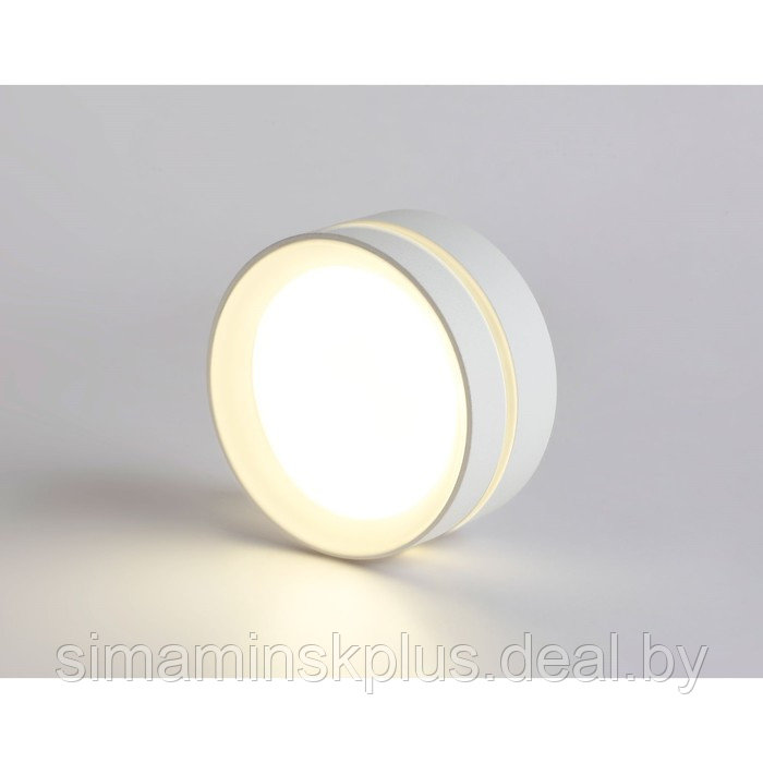 Накладной точечный светильник с акрилом TN5391, GX53, 85х85х55 мм, цвет белый, белый матовый - фото 3 - id-p213429616