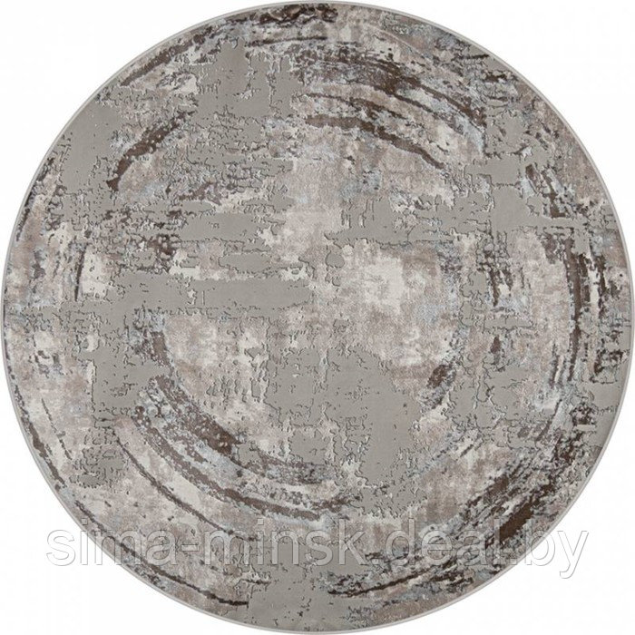 Ковёр круглый Amatis 50122X, размер 150x150 см, цвет l.grey / l.beige - фото 1 - id-p213429545