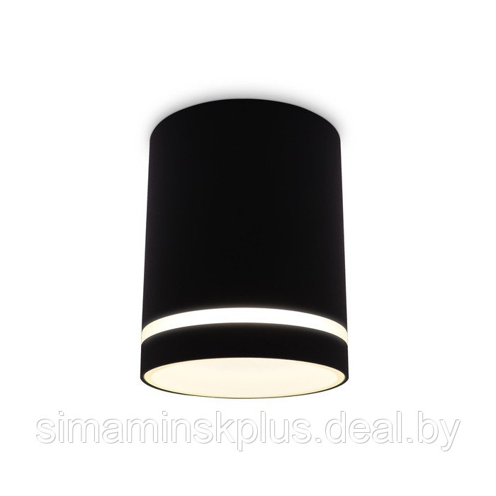 Накладной точечный светильник с акрилом TN3204, GU5.3, 78х78х97 мм, цвет чёрный песок - фото 3 - id-p213429625