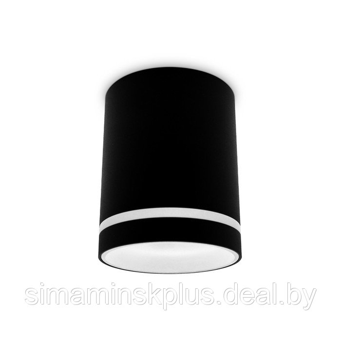 Накладной точечный светильник с акрилом TN3204, GU5.3, 78х78х97 мм, цвет чёрный песок - фото 4 - id-p213429625