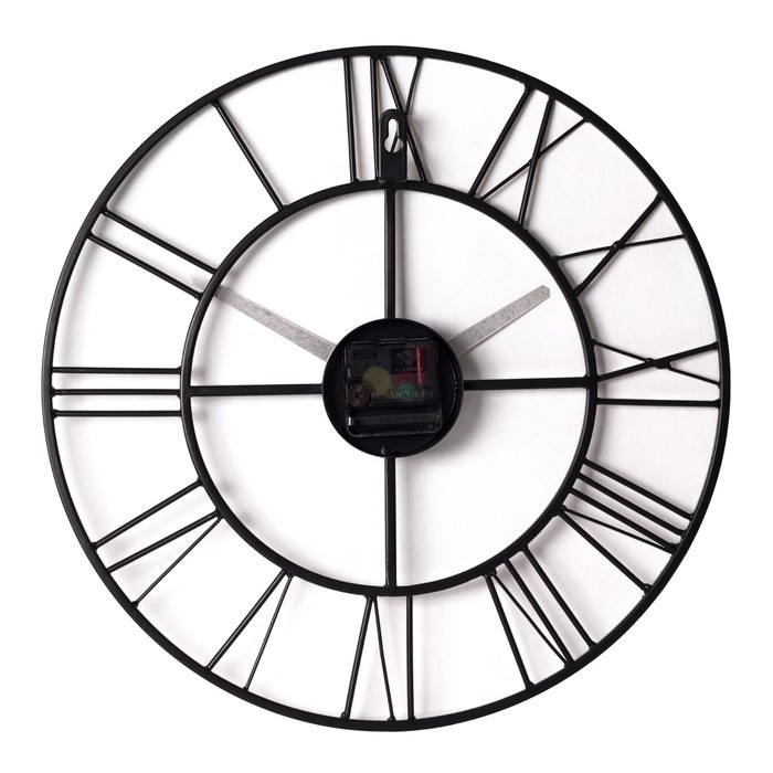 Часы настенные, серия: Лофт, плавный ход, d-40 см, бронза - фото 3 - id-p213428502