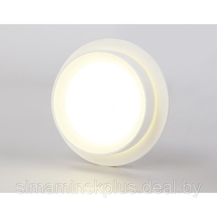 Накладной светильник со сменной лампой TN5383, GX53, 105х105х40 мм, цвет белый песок, белый матовый - фото 3 - id-p213429632