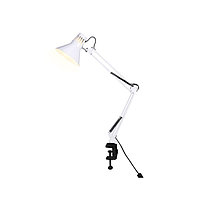 Настольная лампа со сменной лампой DE7719, E27, 40Вт, 150х150х660 мм, цвет белый