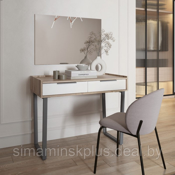 Стол универсальный «Николь №5», 1000×520×800 мм, цвет дуб альпийский / белое сияние - фото 3 - id-p213428695