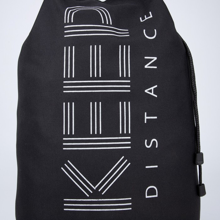 Рюкзак-торба молодёжный, отдел на стяжке шнурком, цвет чёрный/жёлтый - фото 4 - id-p213429943