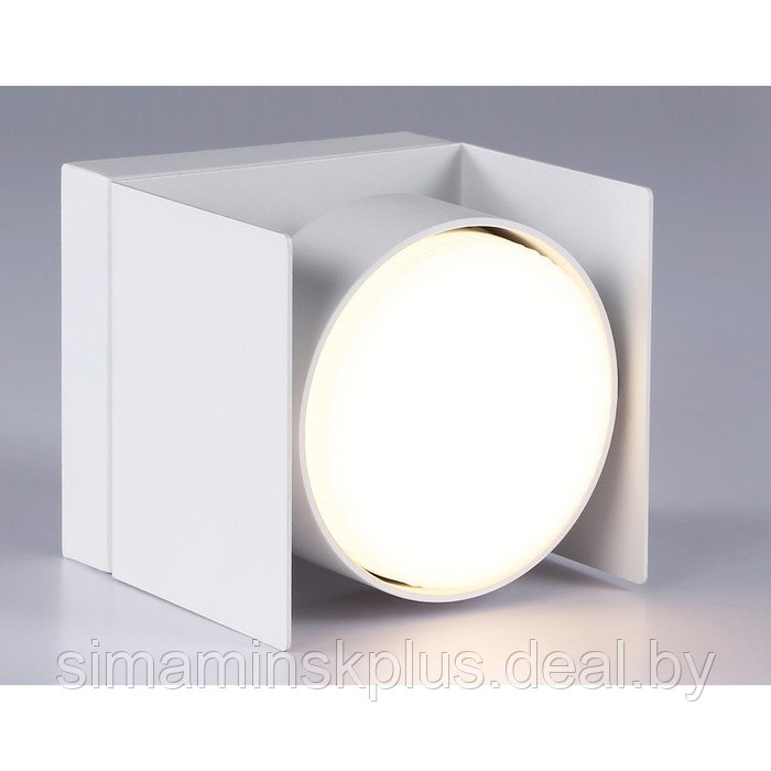 Накладной поворотный светильник со сменной лампой TN70841, GX53, 95х95х90 мм, цвет белый песок - фото 4 - id-p213429651