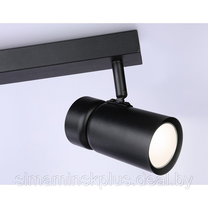 Накладной поворотный спот со сменной лампой TA13178, GU10, 12Вт, 295х60х130 мм, цвет чёрный - фото 2 - id-p213429657