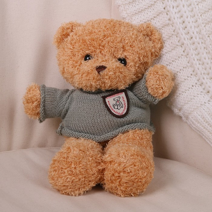 Мягкая игрушка «Медведь» в кофте, 28 см, цвет бежевый - фото 3 - id-p213428100