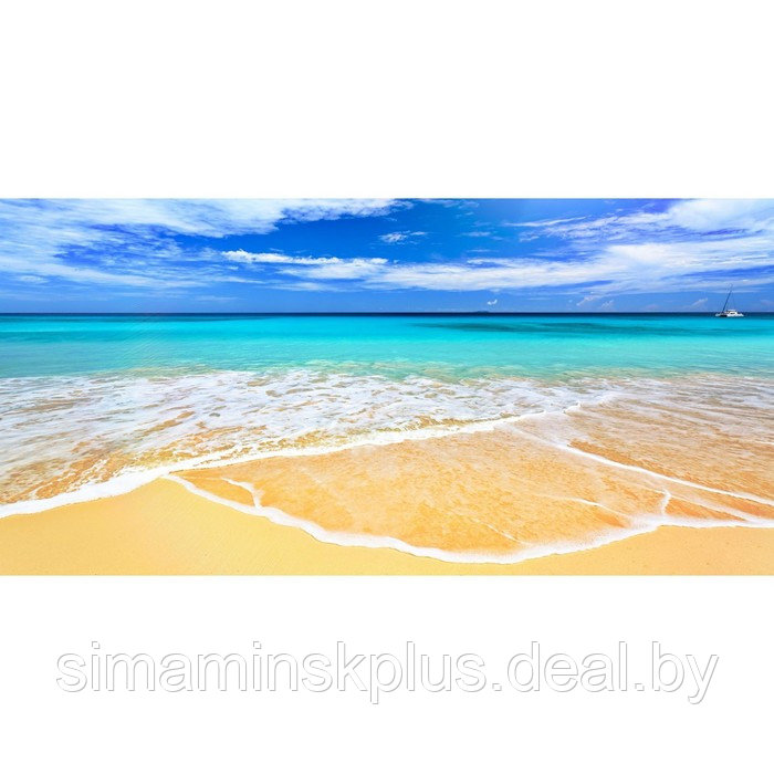 Фотосетка, 320 × 155 см, с фотопечатью, «Тропический пляж» - фото 1 - id-p213430323