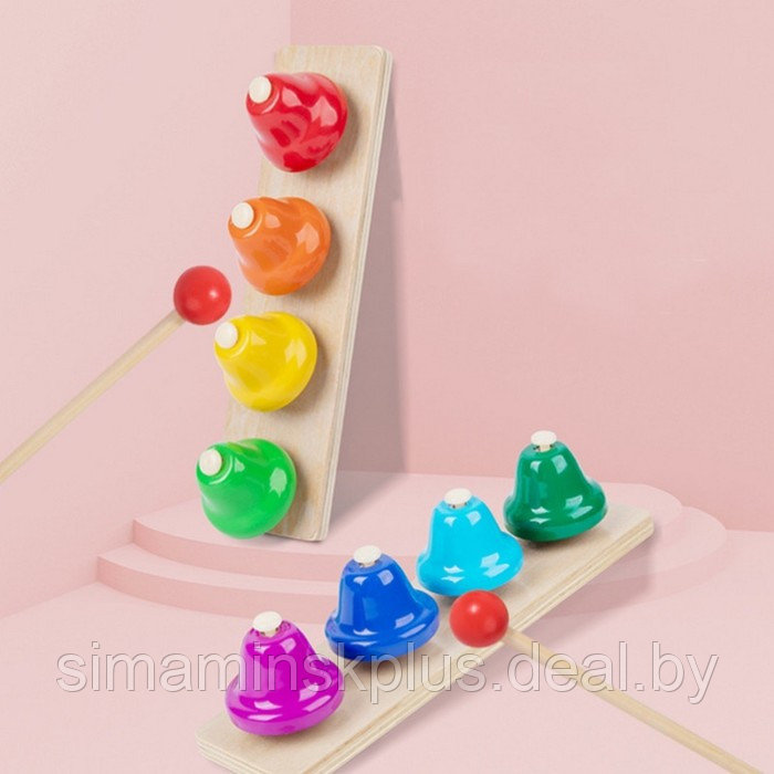 Музыкальная игрушка «Восьми тональные колокольчики» 23 × 6 × 12,5 см - фото 2 - id-p213432086