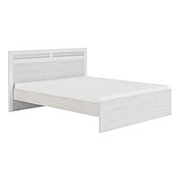 Кровать «Амели №1.4», 1600×2000 мм, без основания, цвет дуб харбор / белый глянец