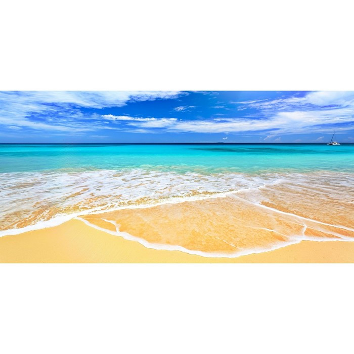 Фотосетка, 320 × 155 см, с фотопечатью, «Тропический пляж» - фото 1 - id-p213433246
