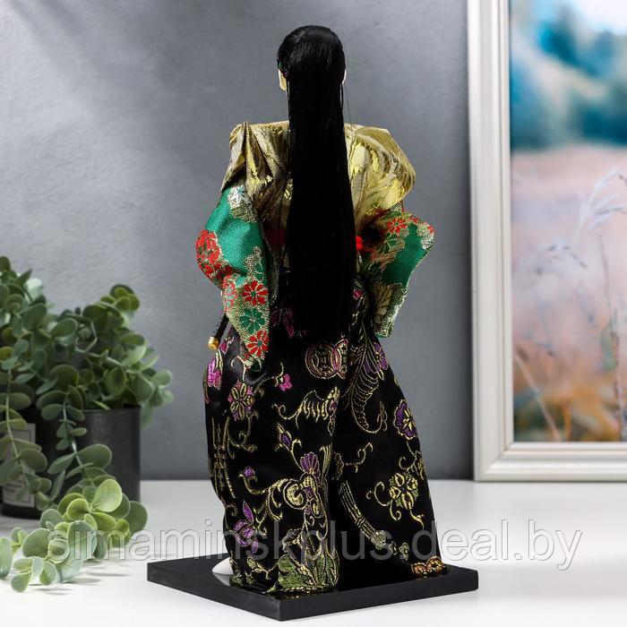 Кукла коллекционная "Самурай в кимоно и с повязкой"30 см - фото 5 - id-p213431579