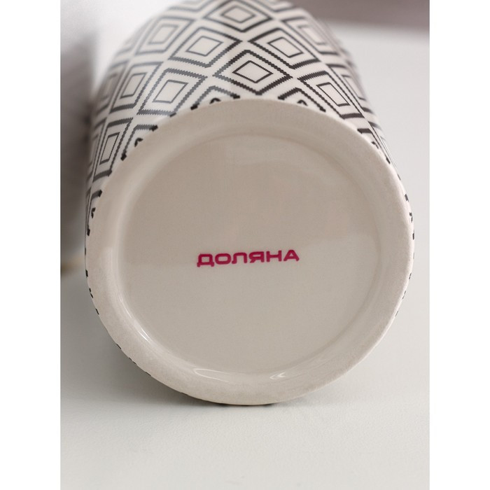 Дозатор для жидкого мыла Доляна «Марокко», 380 мл, цвет белый - фото 3 - id-p213433815