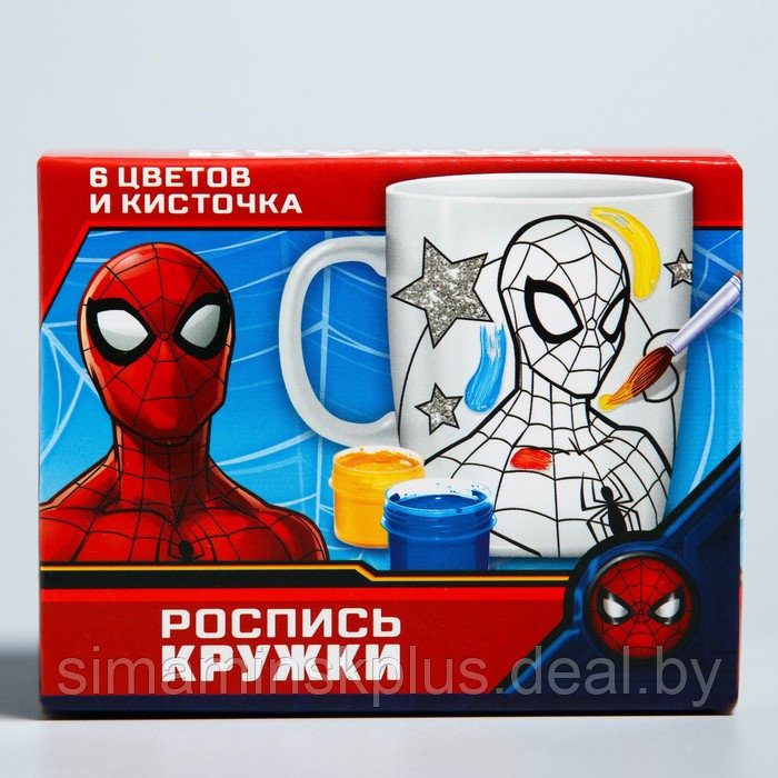 Кружка под роспись «Spider-Man» , Человек-Паук, 250 мл - фото 4 - id-p213431879