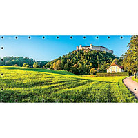 Фотосетка, 314 × 155 см, с фотопечатью, люверсы шаг 0.3 м, «Итальянский пейзаж»