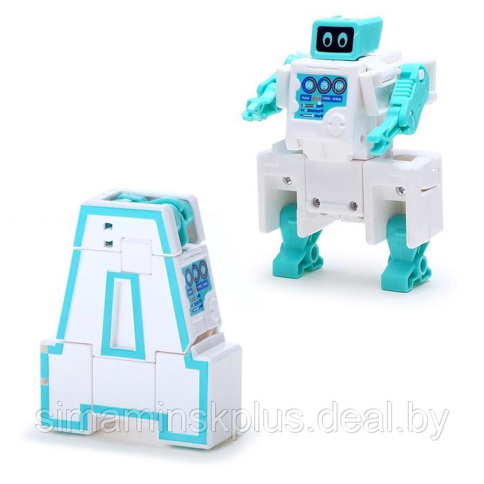 Набор роботов «Алфавит», трансформируется, световые и звуковые эффекты, 6 букв, собираются в 1 робота - фото 8 - id-p213435063
