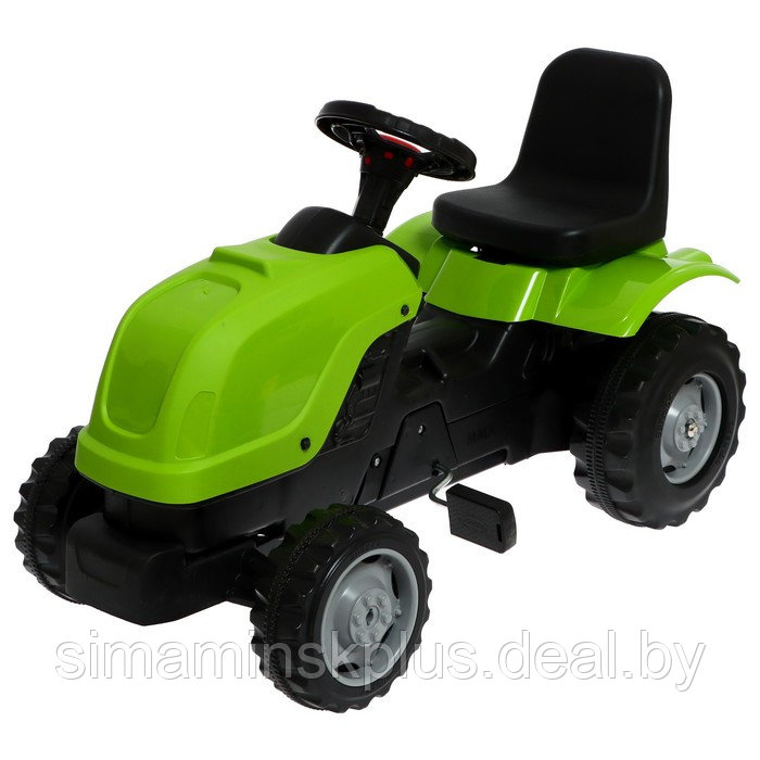 Трактор на педалях, с прицепом, цвет зелёный - фото 1 - id-p213435113