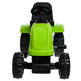 Трактор на педалях, с прицепом, цвет зелёный, фото 5