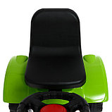 Трактор на педалях, с прицепом, цвет зелёный, фото 6