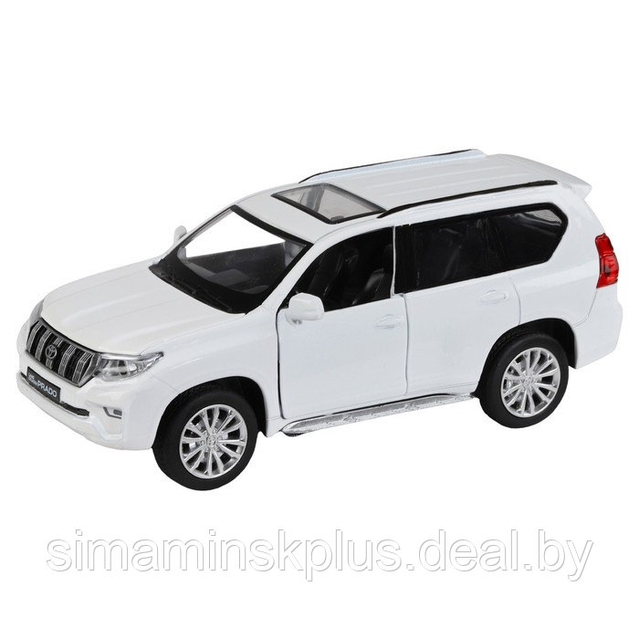 Машина металлическая Land Cruiser Prado 1:32, свет и звук, открываются двери, капот, багаж, инерция - фото 4 - id-p213435365