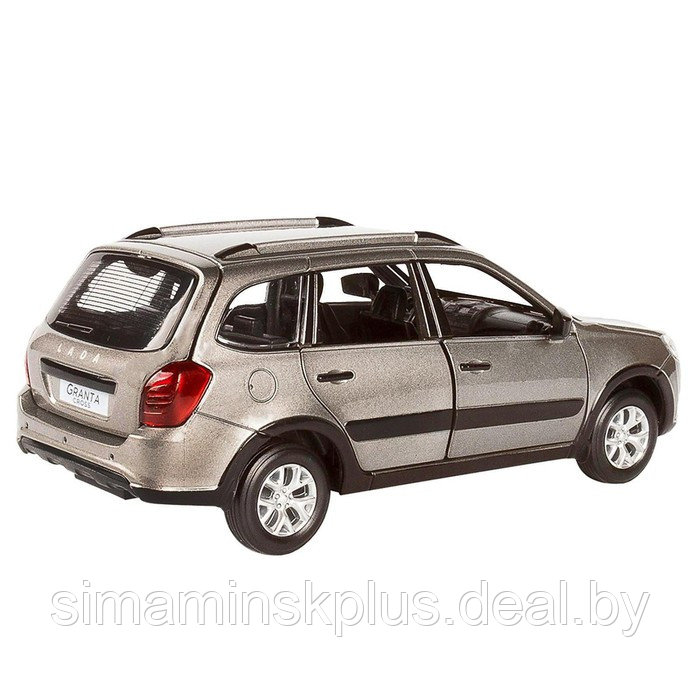 Машина металлическая «Lada» 1:24 инерция, цвет серый, открываются двери, капот и багажник, световые и звуковые - фото 4 - id-p213435372