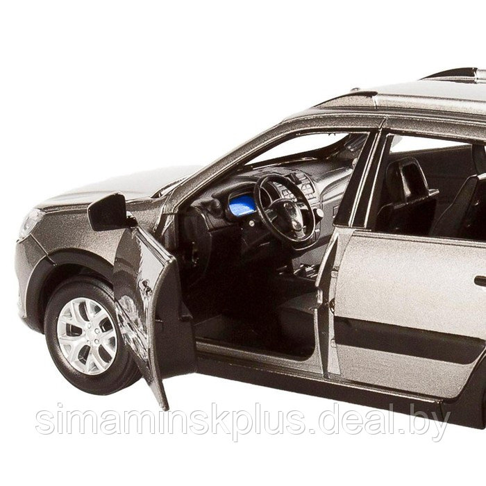 Машина металлическая «Lada» 1:24 инерция, цвет серый, открываются двери, капот и багажник, световые и звуковые - фото 5 - id-p213435372