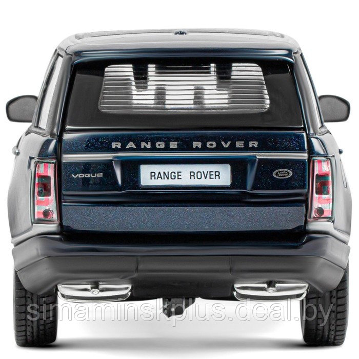 Машина металлическая Range Rover 1:26, открываются двери, капот, багажник, свет и звук, цвет синий перламутр - фото 10 - id-p213435377