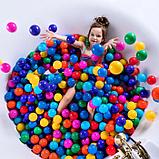 Шарики для сухого бассейна с рисунком, диаметр шара 7,5 см, набор 150 штук, разноцветные, фото 4