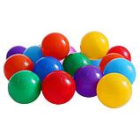 Шарики для сухого бассейна с рисунком, диаметр шара 7,5 см, набор 150 штук, разноцветные, фото 8