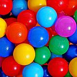 Шарики для сухого бассейна с рисунком, диаметр шара 7,5 см, набор 150 штук, разноцветные, фото 9
