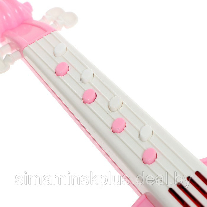 Игрушка музыкальная «Скрипка», световые и звуковые эффекты, цвет розовый - фото 6 - id-p213435767