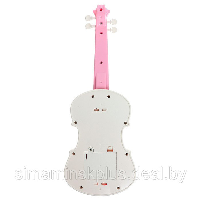 Игрушка музыкальная «Скрипка», световые и звуковые эффекты, цвет розовый - фото 8 - id-p213435767