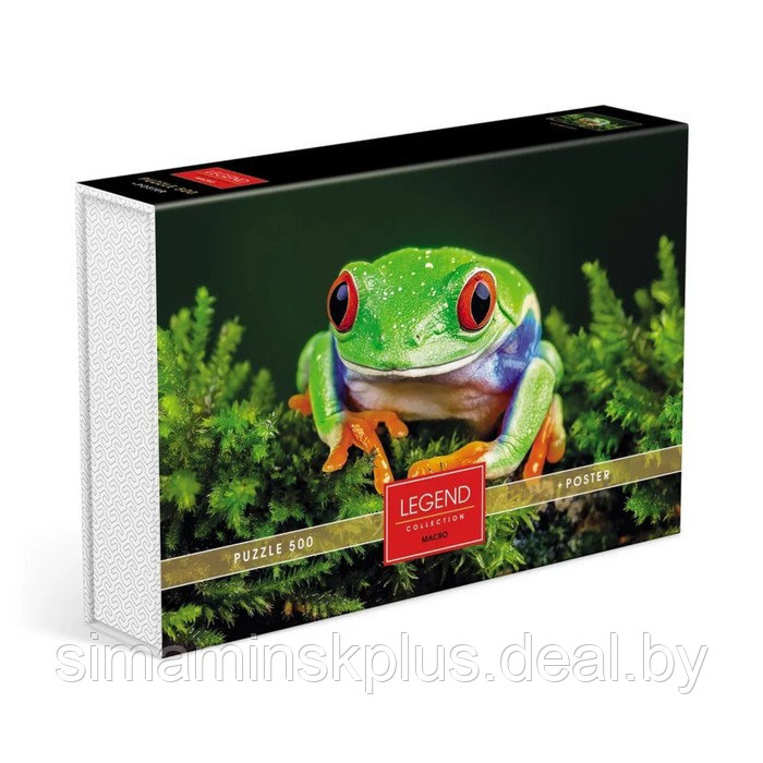 Пазлы «Царевна Лягушка» в подарочной коробке, 500 элементов + постер - фото 1 - id-p213436303
