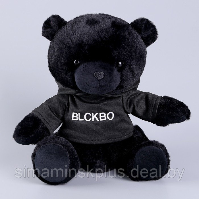 Мягкая игрушка «Чёрный медведь» в кофте, 26 см - фото 5 - id-p213436018