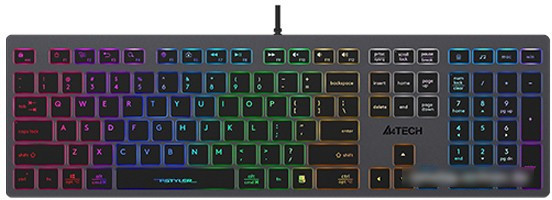 Клавиатура A4Tech Fstyler FX60 (неоновая подсветка) - фото 1 - id-p213224390