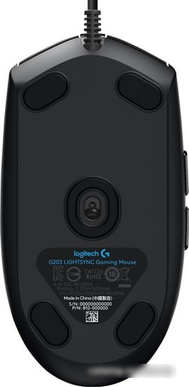 Игровая мышь Logitech G203 Lightsync (черный) - фото 5 - id-p213225669