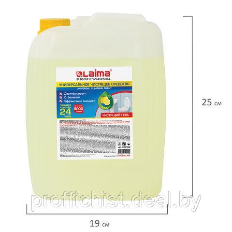 Чистящее средство 5 кг, LAIMA PROFESSIONAL "Лимон", дезинфицирующий и отбеливающий эффект, ЦЕНА БЕЗ НДС - фото 3 - id-p213441207