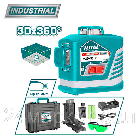 Лазерный нивелир Total TLL255245 (с АКБ), фото 2