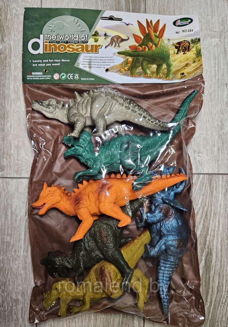 Детский набор больших динозавров 6 шт - фото 9 - id-p213442434