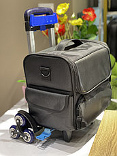 Cъемная тележка (мобильные колеса) для сумок (черно-синий), фото 2