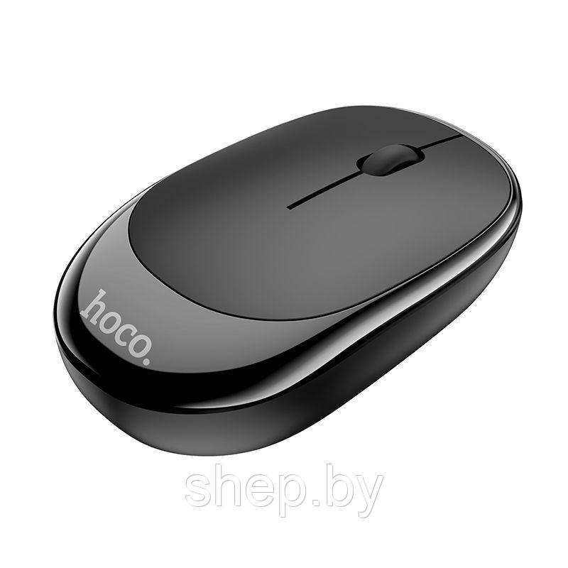 Мышь беспроводная Hoco DI04 (Bluetooth 4.0,1200dpi) цвет: черный - фото 1 - id-p213454208