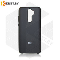 Soft-touch бампер Silicone Cover для Xiaomi Redmi Note 8 Pro черный