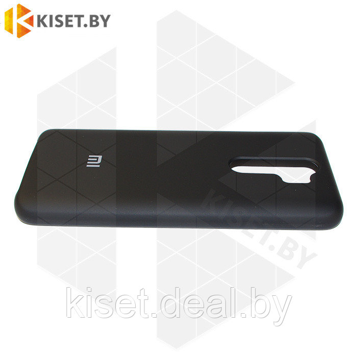 Soft-touch бампер Silicone Cover для Xiaomi Redmi Note 8 Pro черный - фото 2 - id-p213455897