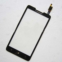 Сенсорный экран (тачскрин) Original  Lenovo A766 Черный